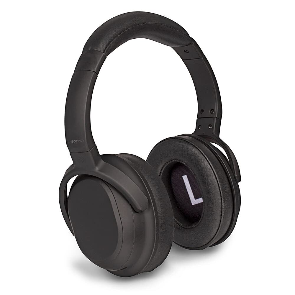 LINDY 73204 LH500XW+ Bezvadu austiņas - aktīvā trokšņu slāpēšana, aptX, melnas, ergonomisks dizains.