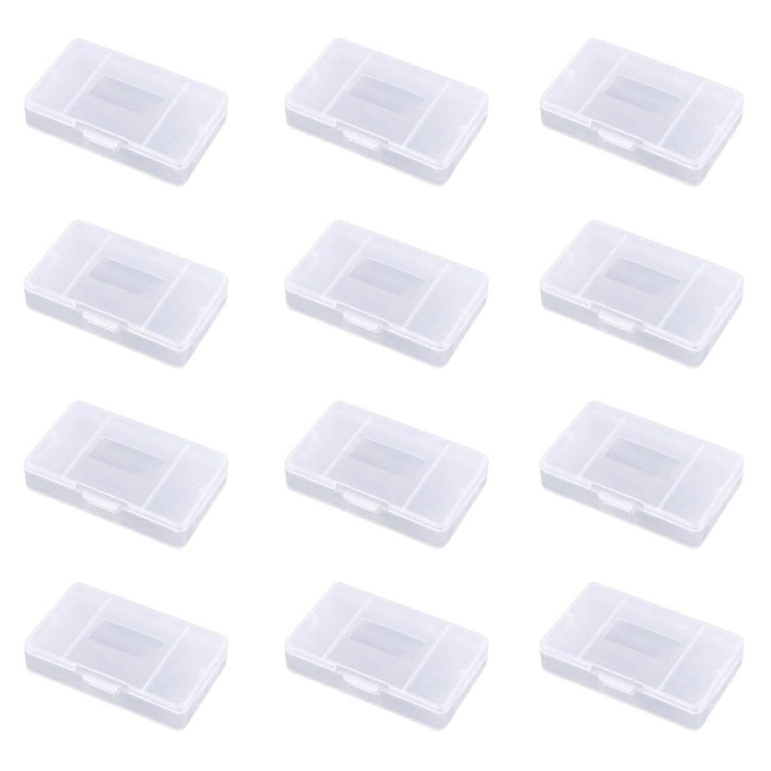Spēļu kartīšu aizsargmaciņi LEEQ, 12 gab., caurspīdīgi aizsargapvalki Game Boy Advance GBA kartēm