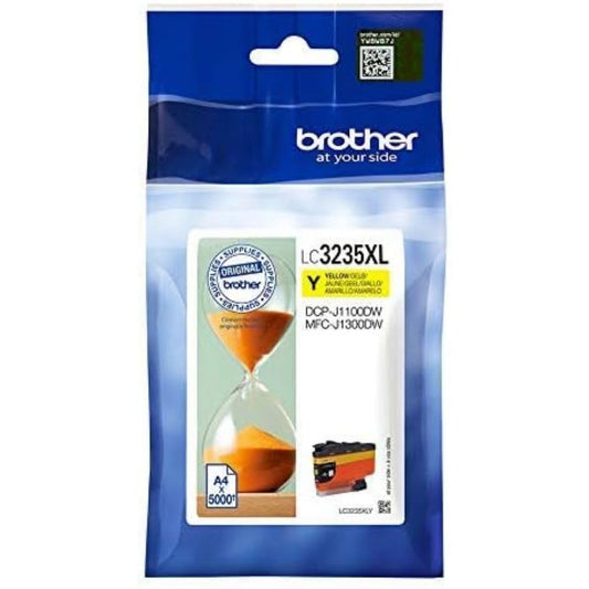 Brother LC-3235XLY Yellow Ink Cartridge - Compatible with DCP-J1100DW, MFC-J1300DW, yields approx. 5000 pages.