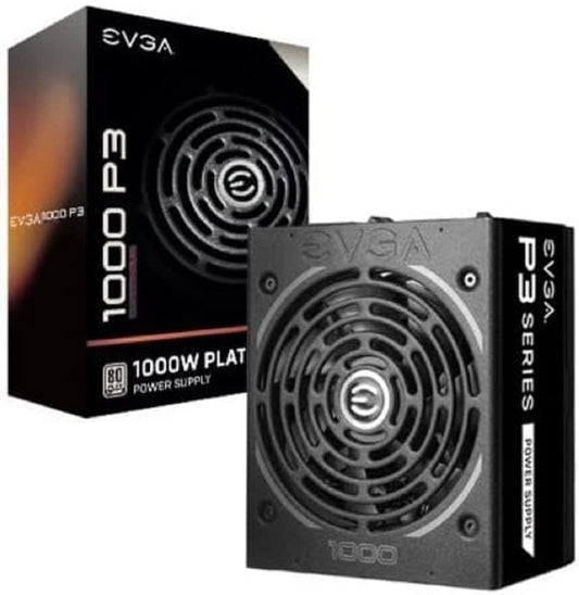 EVGA Supernova 1000 P3 - 1000W 80 Plus Platinum, fully modular, Eco mode, FDB fan, 10-year warranty, compact 180mm size