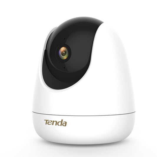 Tenda 2.5K 4MP uzraudzības kamera iekštelpām ar divvirzienu audio, kustības izsekošanu un trauksmēm, 12M IR nakts redzamība, 2560 x 1440p izšķirtspēja, 360 grādu LAN/WLAN kamera bērniem, vecākiem, mājdzīvniekiem (CP7)