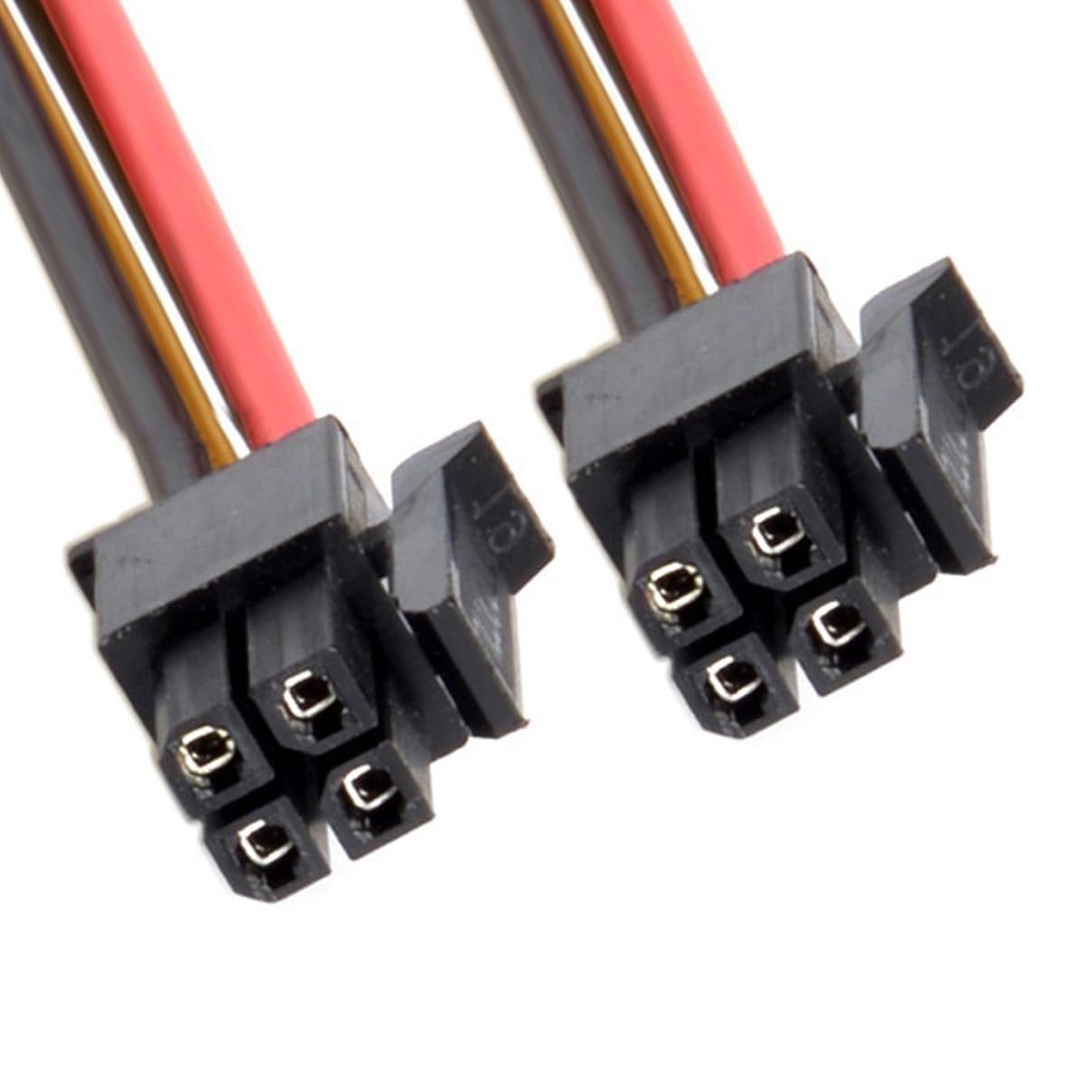 CY Cable Power ATX kabelis Molex Micro Fit, 4 kontaktu spraudnis uz spraudni, 12 V kabelis, 20 AWG, 3,0 mm solis