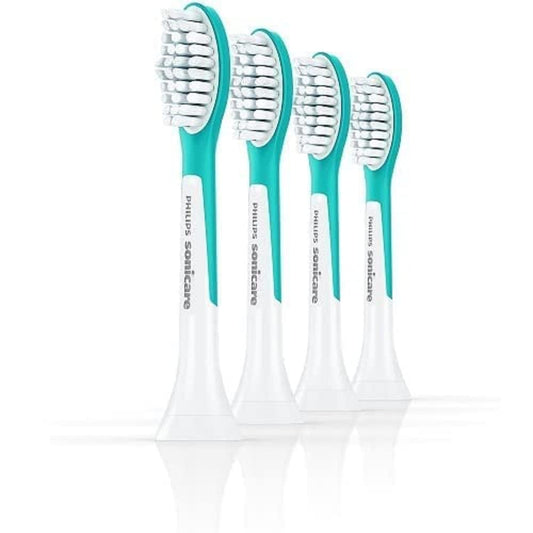 Philips Sonicare bērniem oriģinālie kompakti zobu birstes uzgaļi - 4 gab. zilos (modelis HX6044/33)