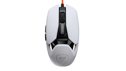 Cougar Gaming Pele Vadu Airblader Tournament - White, ergonomic design, customizable RGB lighting, high-performance gaming mouse.