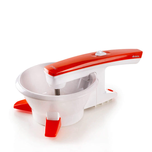 Ariete Passì Orange 2.0 261, Elektriskā caurlaidmala, 3 sieti, iekļauti, izjaucams un mazgājams trauku mazgājamajā mašīnā, 25W, balts/oranžs