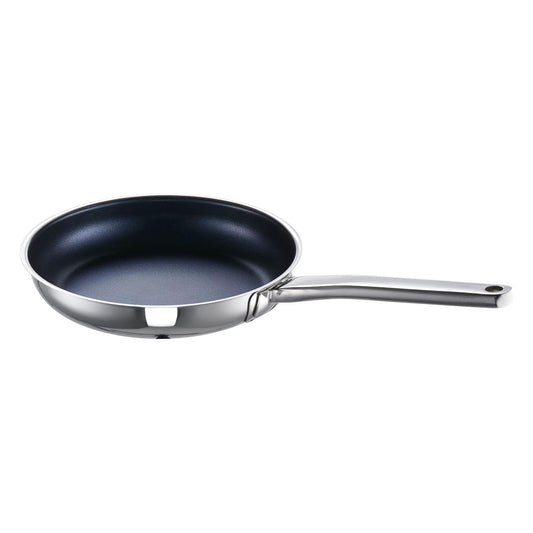 Schulte-Ufer i Rio nerūsējošā tērauda cepšanas panna - 28 cm, vara pamatne, izturīga un efektīva siltuma vadība.