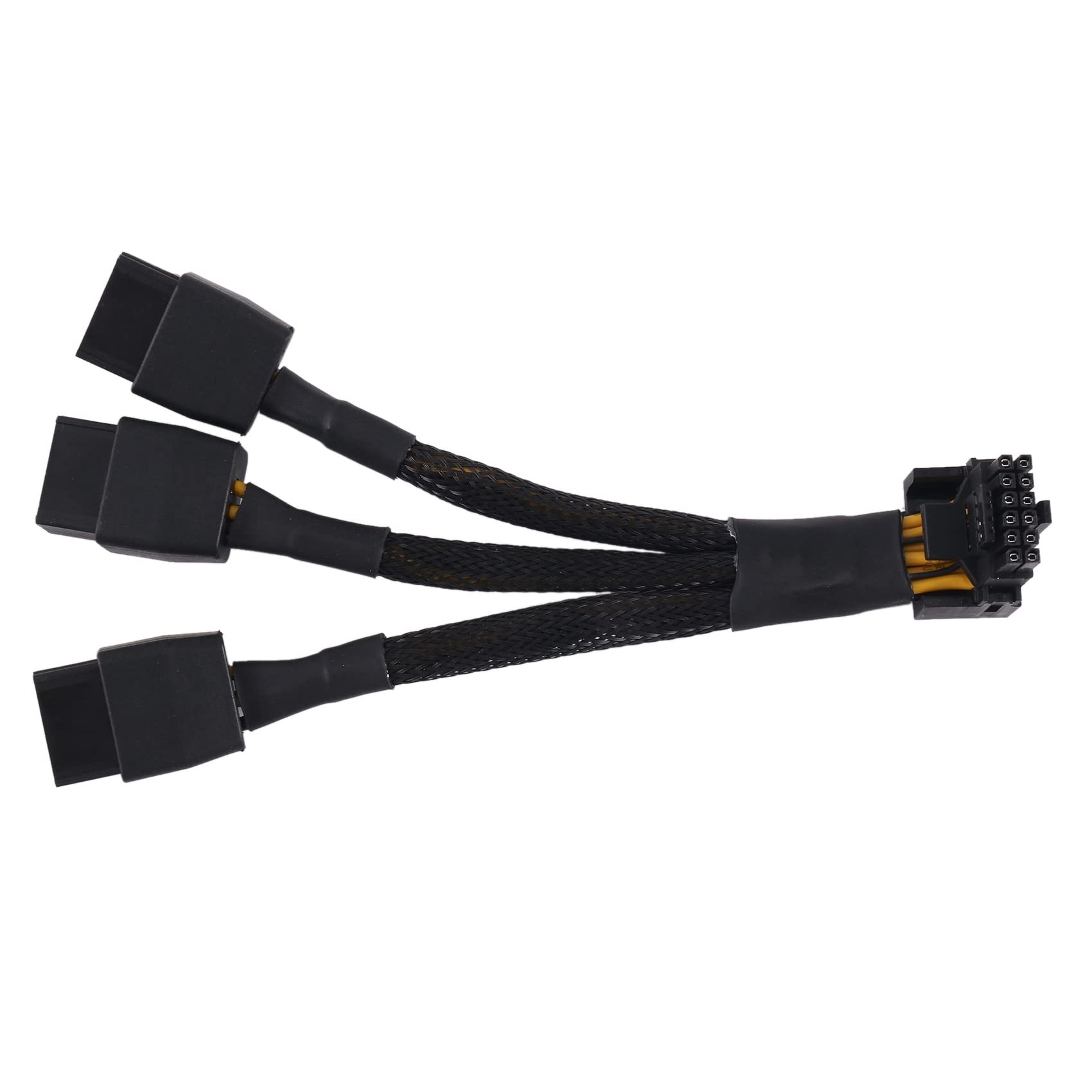 Myqqhbs 3X8Pin PCI-E uz 16Pin - 90-degree angle cable for PCI-E 5.0, compatible with RTX4090 RTX4080 series.