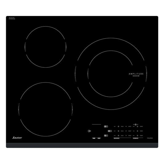 Sauter elektro-virsma indukcija SPI4362B melna plate (iebūvējamā, indukcija, stikla keramikas, melna, priekšējais skārienjūtīgais sensors)