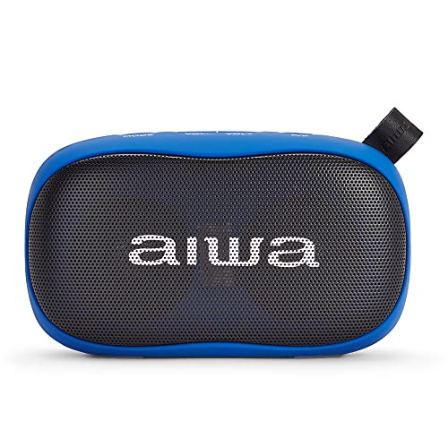 AIWA BS-110BL Pārnēsājamais skaļrunis, zils, Bluetooth