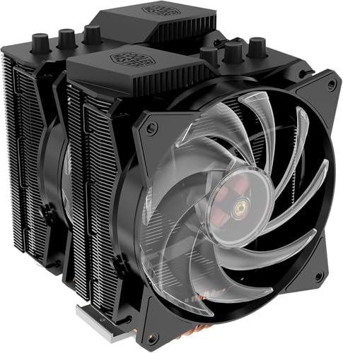 Cooler Master MasterAir MA620P RGB CPU cooler - Dual tower design, customizable RGB lighting, efficient heat dissipation.