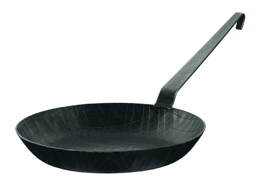 RÖSLE kaltu dzelzs panna 1888 - augstas kvalitātes, 28 cm, piemērota grilam un indukcijai, ideāla kraukšķīgiem kartupeļiem.