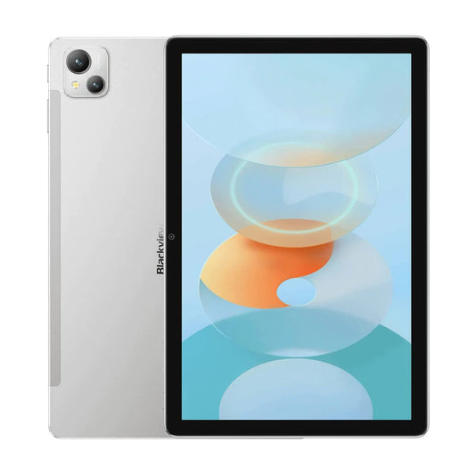 8. Blackview Tab 13 Dual SIM 4G planšetdators, FHD+ displejs, 10,1 collas, iekšējā atmiņa, 128 GB, paplašināma līdz 1 TB – TÜV Rheinland sertificēts, zilo gaismu filtrējošs, WiFi, akumulators 7280 mAh – Sudrabs