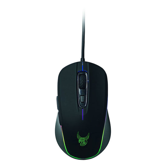 L33T Gaming E-Sports TYRFING - optiskā spēļu pele, 6 pogas, 10000 DPI, RGB apgaismojums, izturīgs ABS korpuss