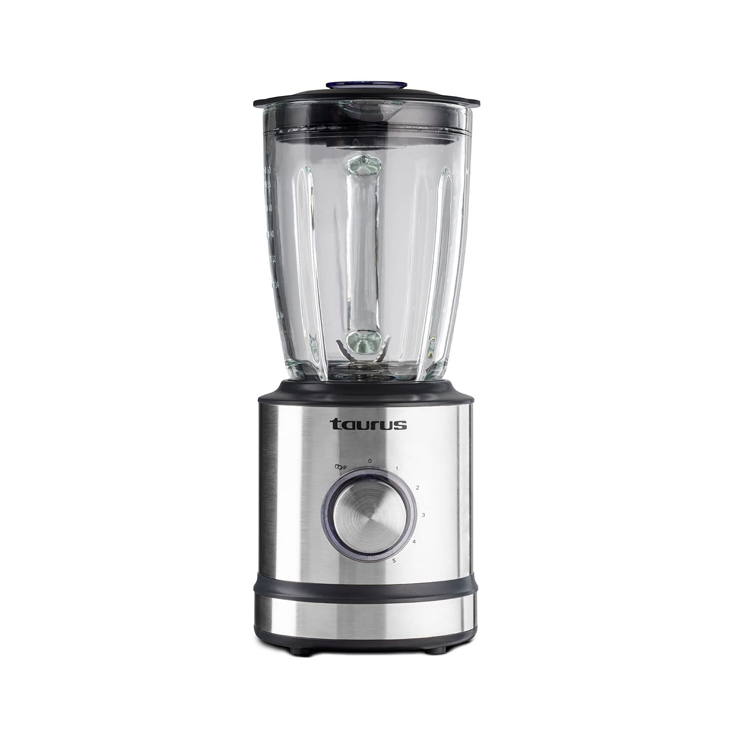 Taurus Optima Magnum 1200 - 1200W, 1.75L glass jar, 6 blades, 5 speeds, stainless steel, LED, ice crushing.