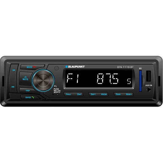 Blaupunkt BPA1119BT autoradio, 1 DIN, Bluetooth, USB, melns