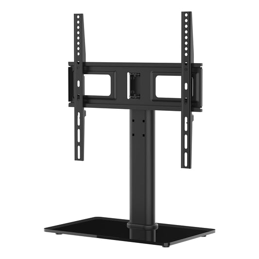 GRIFEMA TV statīvs TV statīvs 26-55 collu televizoriem, pagriežams un 4 līmeņu augstuma regulējams universāls monitora statīvs, līdz 45 kg, maksimālā VESA 400 x 400 mm, GB1005