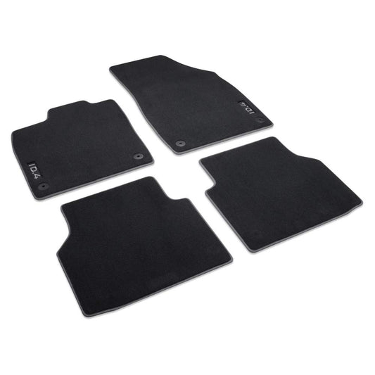 MDM SP-4907 paklājiņi Velūrs automašīnu paklājs piemērots Renault Zoe 2013> (arī restyling 2018), melns