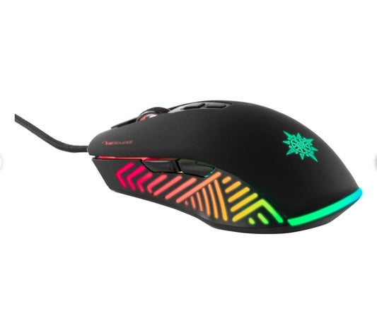 Inca IMG-GT17 PRO Gaming Mouse - 6400 DPI, RGB logo effects, 7 macro buttons for enhanced gameplay.