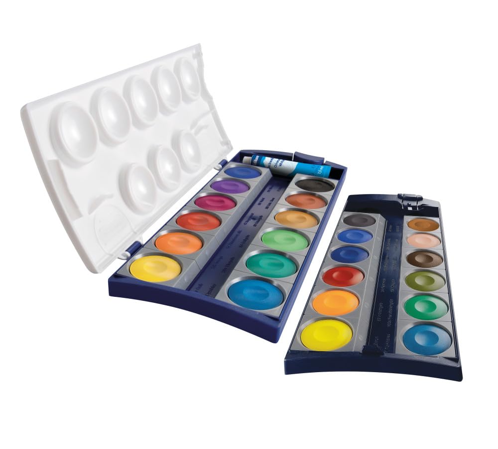 Pelikan krāsu kaste K24® ar balto krāsu, 24 krāsas, 1 gab.