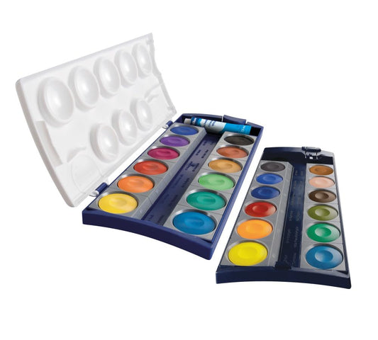 Pelikan krāsu kaste K24® ar balto krāsu, 24 krāsas, 1 gab.