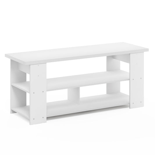 Furinno JAYA TV statīvs līdz 55 collām, balts