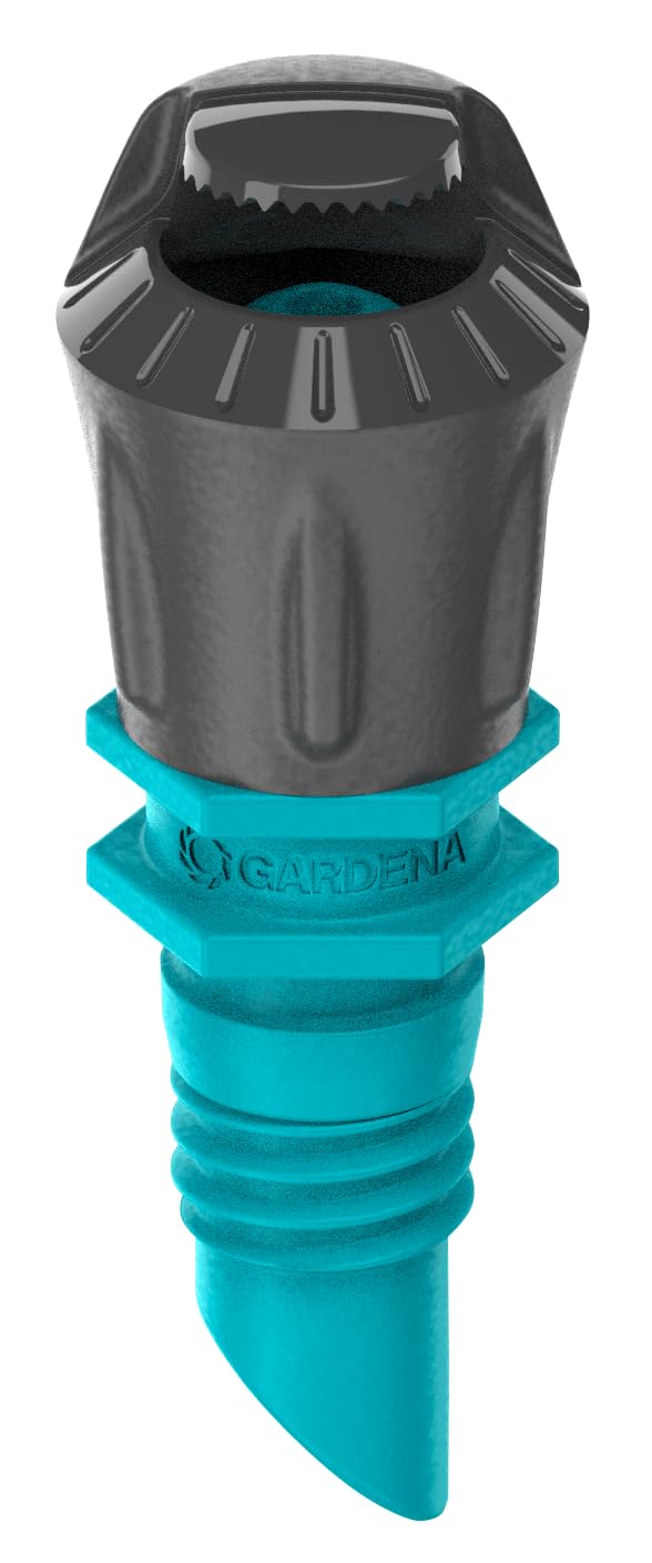 Smidzināšanas uzgalis Gardena Micro-Drip-System 180 Grad, 180 Grad smidzināšanas galviņa, regulējama un ūdeni taupoša laistīšana, smidzināšanas rādiuss apm. 3 m, 5 gab. (13321-20)