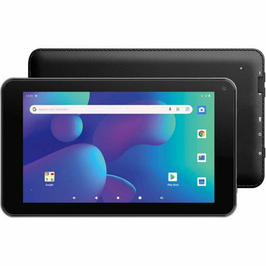 16. Logicom TAB75 planšetdators pieaugušajiem, 17,8 cm (7 collas), AV kamera 5 MP/AR 2 MP, video atskaņotājs, WiFi, Bluetooth un Micro-USB, Android 11, 16 GB atmiņa, 2500 mAh akumulators, SDXC kartes lasītājs, Melns