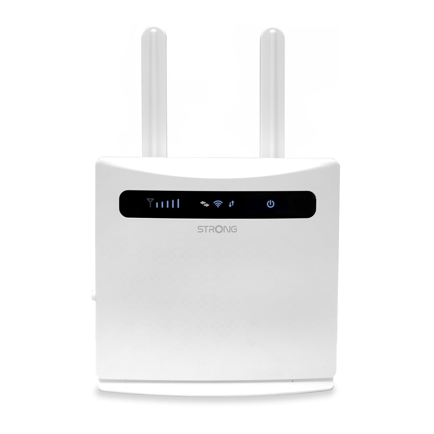 STRONG - 4G LTE maršrutētājs 300 - mobilais karstais punkts - līdz 150 Mbps 4G/300 Mbps WLAN - 4 LAN pieslēgvietas - piemērots visām SIM kartēm - noņemamas antenas - vienkārša uzstādīšana - balts