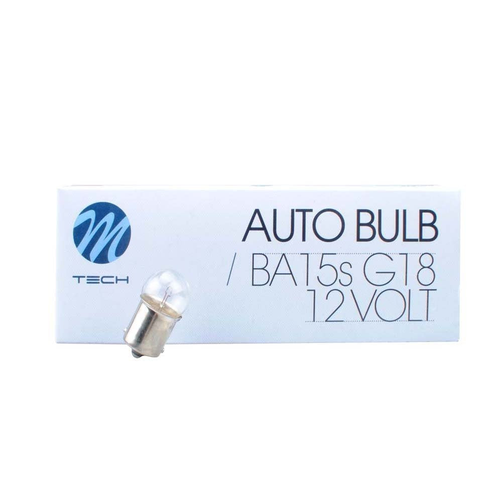 M-Tech Z30 Lampa G18 BA15S 12 V/5 W, 10 gab. komplekts