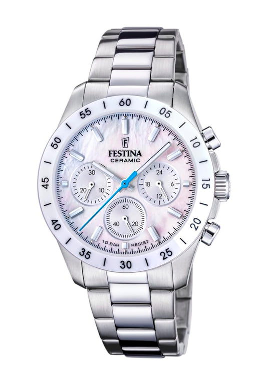 Festina Sporta pulkstenis F20693/1 - sporty design, chronograph function, durable stainless steel, water-resistant.