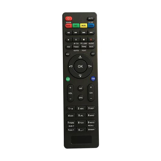LEYF 4in1 tālvadības pults satelītu uztvērējiem Atlas, Amstrad, Echosat, Tempo, Bamof, Redline, Blomc, Imaq, Samsat, Tiger/rezerves tālvadība/televizors/vienkārša iestatīšana/augsta kvalitāte