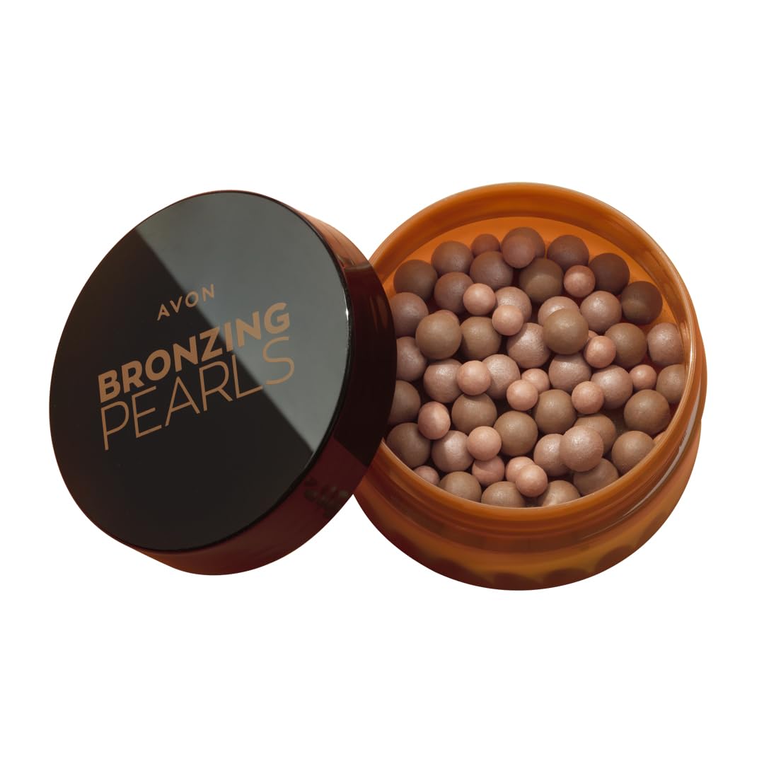 AVON Glow bronzējošās pūdera pērles Deep Bronze 28g