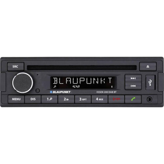 Blaupunkt Essen 200 DAB BT, 1-DIN automašīnas radio, DAB+, Bluetooth, CD, brīvroku sistēma, USB, AUX ieeja, 200W
