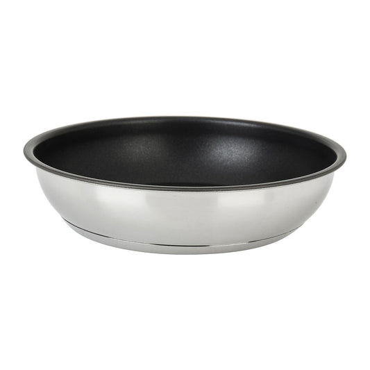 Sitram Sitramovible Arpege Pan - 20 cm stainless steel, removable, PFOA-free, suitable for all stovetops, including induction.