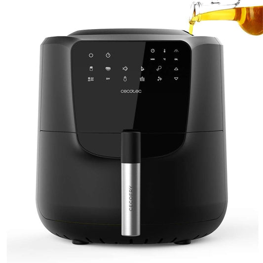 Cecotec Cecofry Rain Air Fryer - 5.5L, 1550W, touch control, adjustable thermostat, self-cleaning, 8 menus, oil-free.