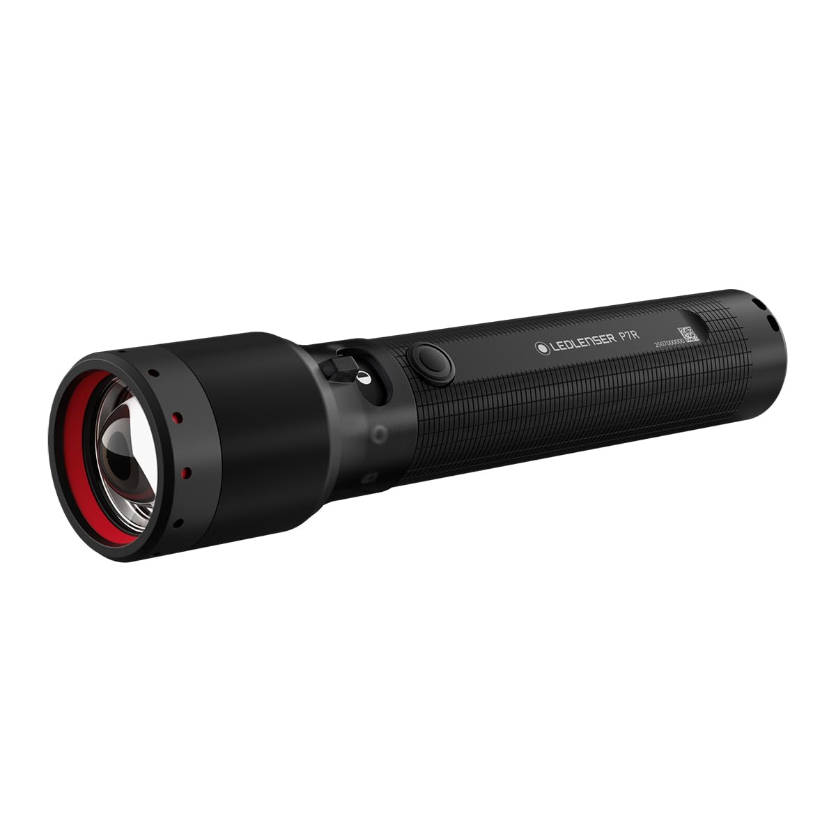 Ledlenser P7R uzlādējams LED lukturis, 2000 Lumen, 320 m fokuss, USB-C, IP68 ūdensizturīgs, 80 stundas darbības laiks, 4 apgaismošanas režīmi, taktiskais lukturis, pārgājienu lukturis, avārijas lukturis