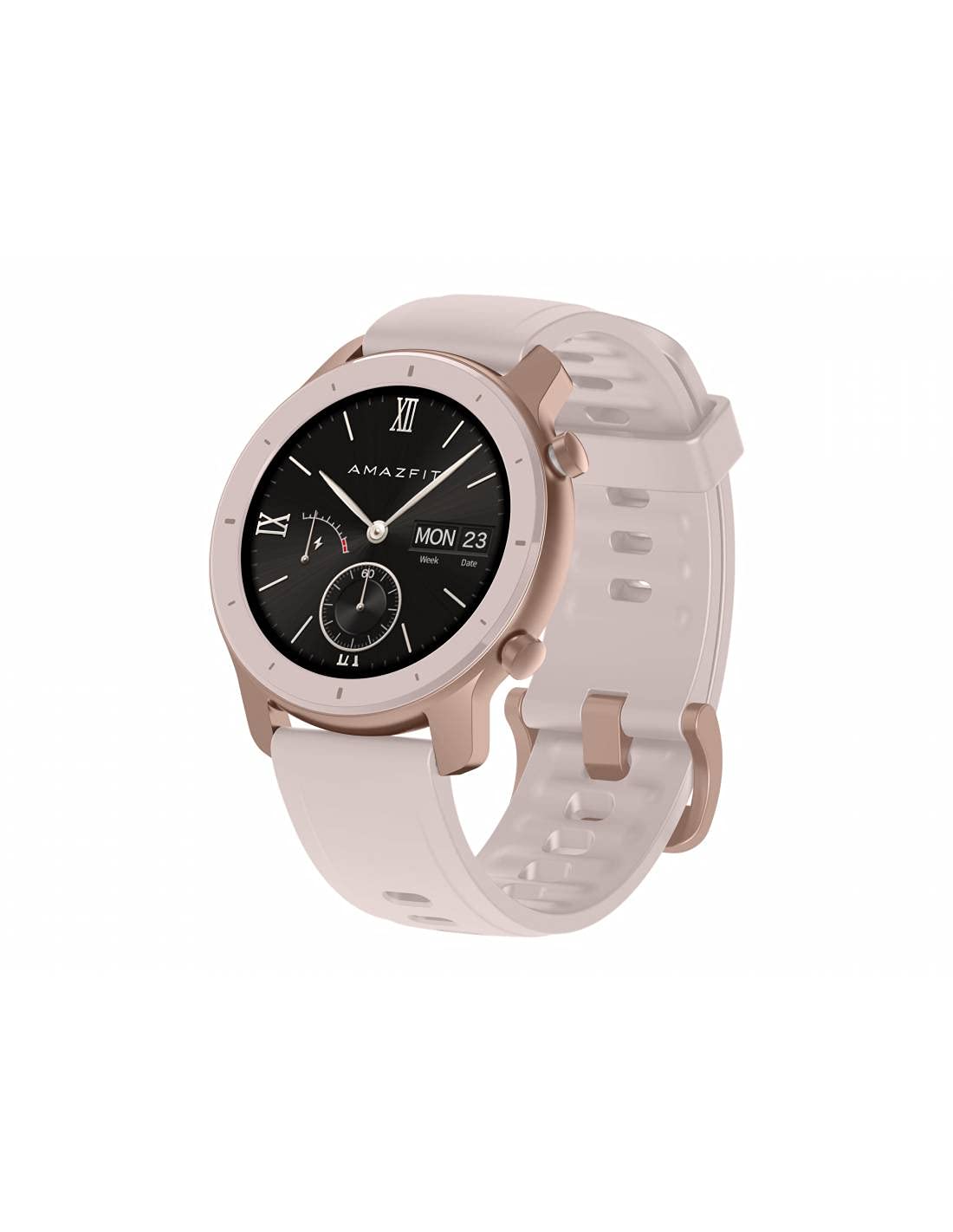 Amazfit GTR 42mm - Smartwatch A1910 in Cherry Blossom Pink with fitness tracking and heart rate monitor.