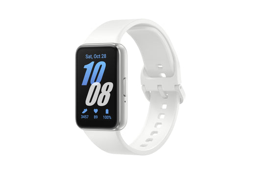 Samsung Galaxy Fit3 - 1.6" display, fitness tracking, SMS/call alerts, IP68, quick charge, long-lasting battery, silver, FR version