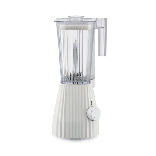 Alessi Plissé MDL09 B - 700W black hand blender with 1.5L gradual carafe, made of thermoplastic resin, European plug.