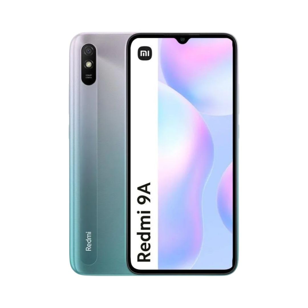Xiaomi REDMI 9A - 6.53" display, Octa Core processor, 2 GB RAM, 32 GB storage, sleek design, budget-friendly smartphone.