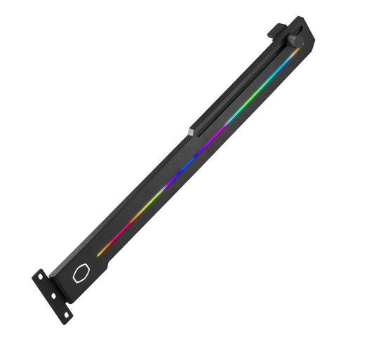 Cooler Master ELV8 GPU turētājs - pret sagging kronšteins ar ARGB apgaismojumu, 305 mm universāls regulējams turētājs