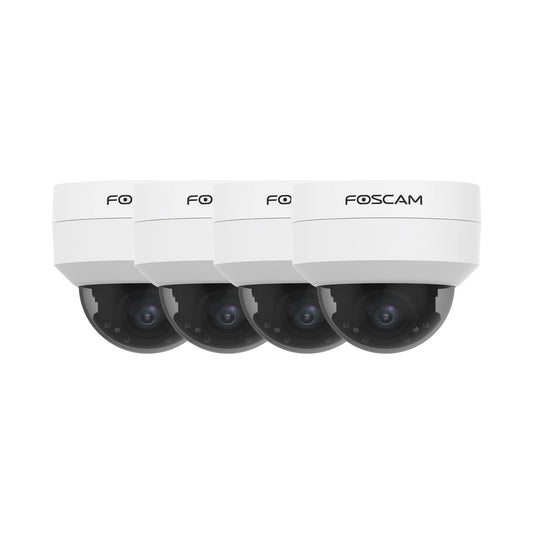 Foscam 4 gabali D4Z – IP kamera āra lietošanai, motorizēta, 4 MP, optiskais tālummaiņa, inteliģenta kustību noteikšana, balta
