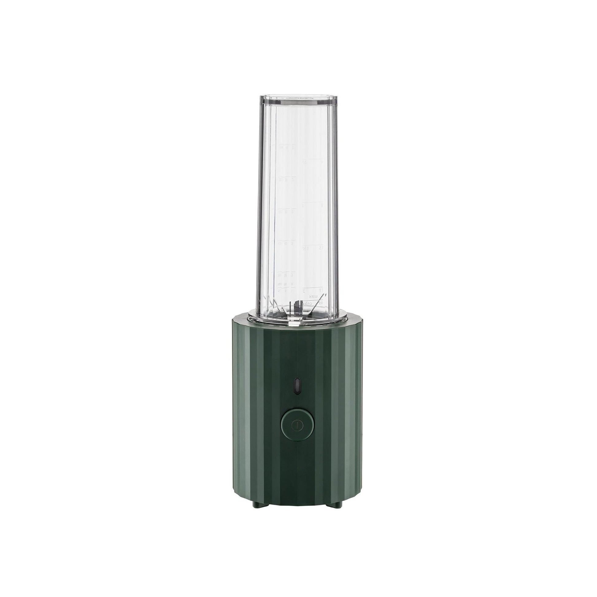Alessi Plissé MDL17 GR - Dizaina mikseris ar trauku, mini smalcinātāju, 380 W, zaļš, izgatavots no termoplastikas.