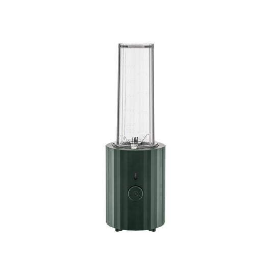 Alessi Plissé MDL17 GR - Dizaina mikseris ar trauku, mini smalcinātāju, 380 W, zaļš, izgatavots no termoplastikas.