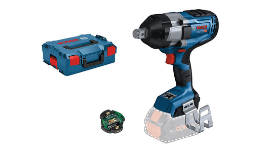 Bosch Professional GDS 18V-1050 HC - 1,050 Nm torque, 1,700 Nm release torque, connectivity module, L-BOXX 136 included.
