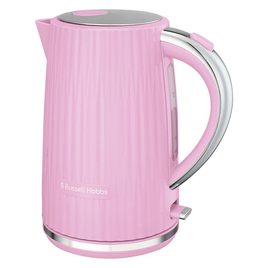 Russell Hobbs ūdens vārītājs - 1,7L, 2400W, nerūsējošā tērauda, izņemams kaļķa filtrs, ūdens līmeņa indikators, bez BPA