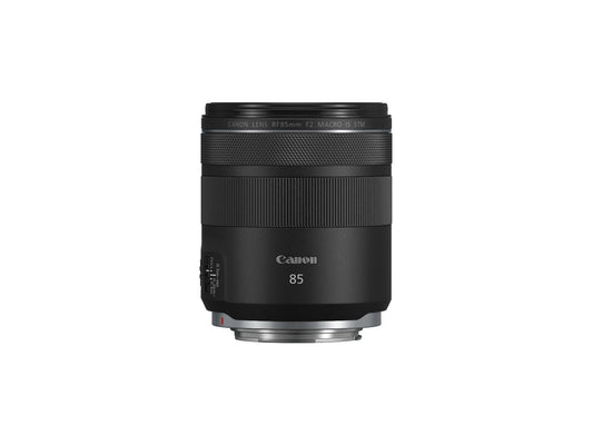 Canon RF 85mm F2 makro is STM portretu objektīvs Canon EOS R sērijai (0,5 reizes makro attēla mērogs, 5 pakāpju attēla stabilizators, 9 asmeņu diafragma, kluss STM motors, plaša leņķa objektīvs) melns