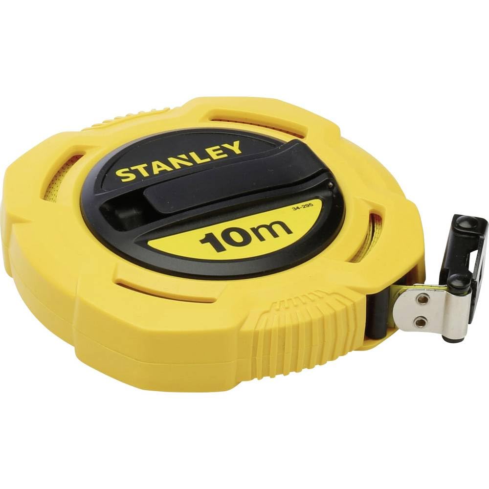 Stanley kapsulas mērlente no stiklašķiedras (10 m garums, 12,7 mm platums, ABS plastmasa, PVC aizsargpārklājums) 0-34-295