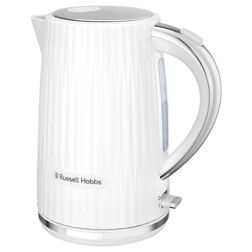 Russell Hobbs ūdens vārītājs 27360-70 - 1,7L, 2400W, nerūsējošā tērauda akcenti, izņemams filtrs, ūdens līmeņa indikators.