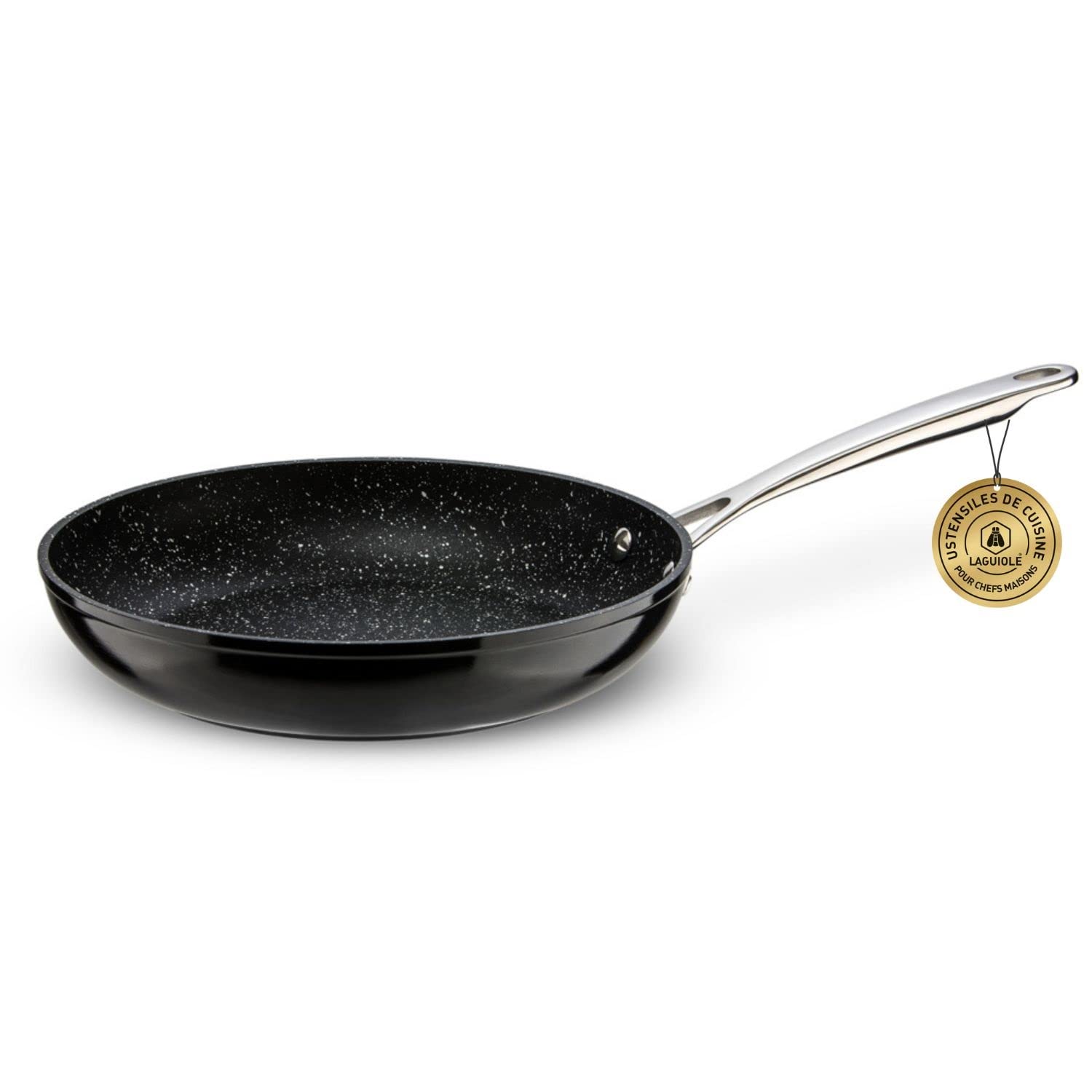 LAGUIOLE Cepamā panna 28 cm - melna, nelipīgs Greblon C2 pārklājums, piemērota indukcijas plītīm